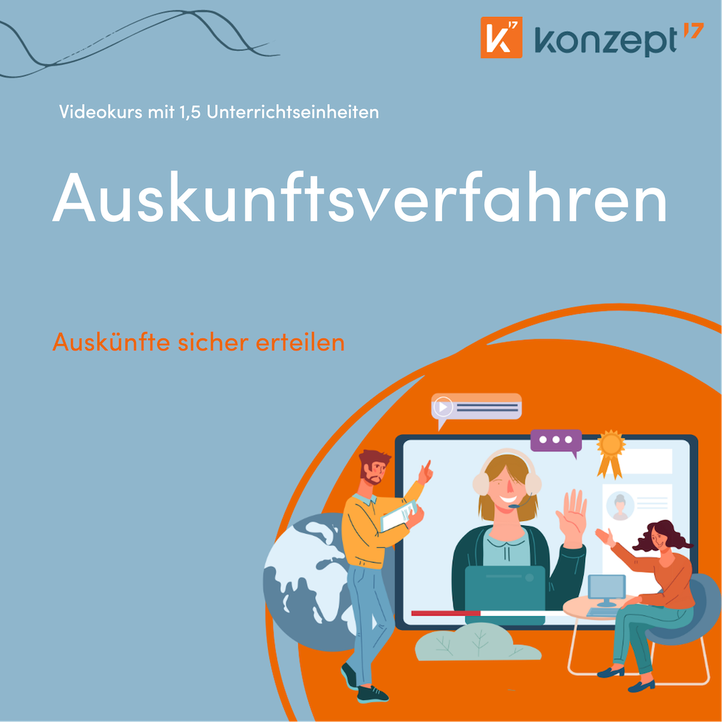Videokurs - Auskunftsverfahren